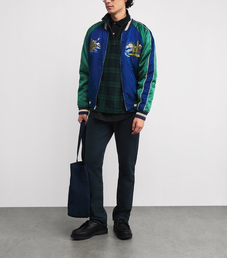 Stretch-Cotton Varick Chinos NAVY Image 2