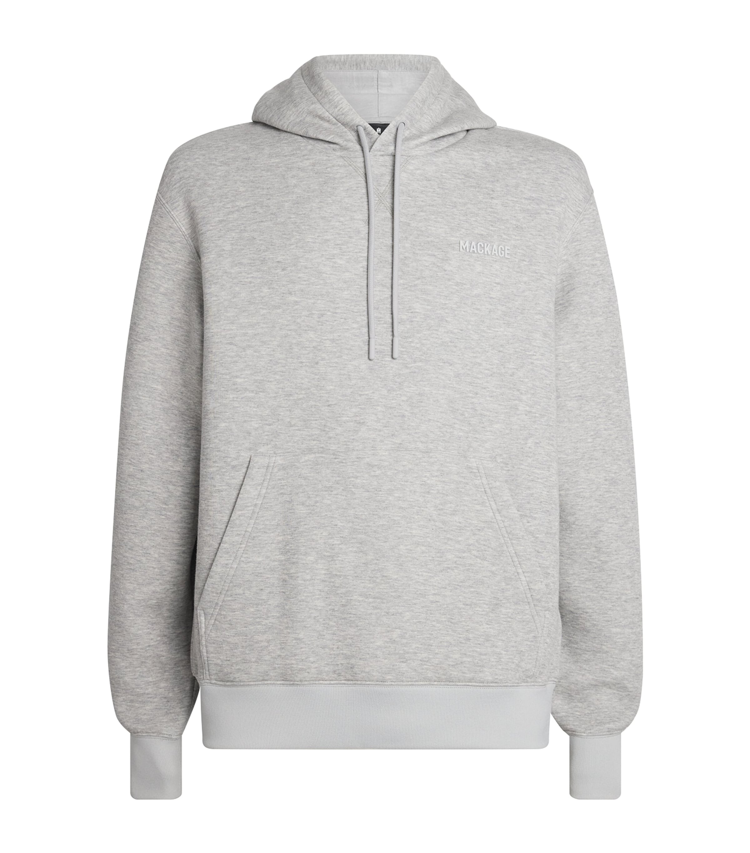 Cotton-Blend Krystian Hoodie LT GREY MX A Image 1