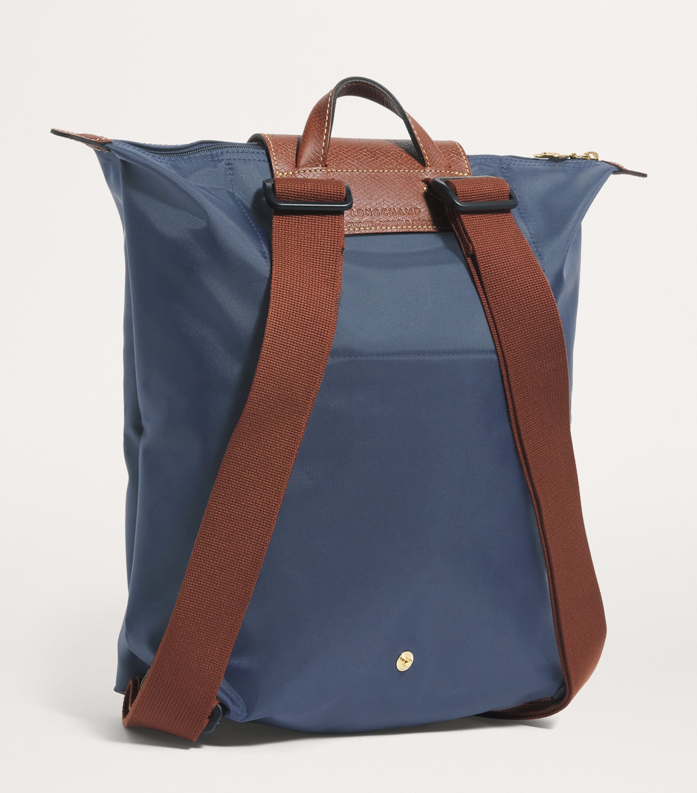 Medium Le Pliage Original Backpack P68 NAVY Image 3