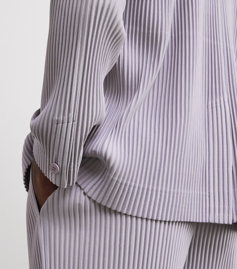 Pleated Blazer 18-CLOUD GRAY Image 6