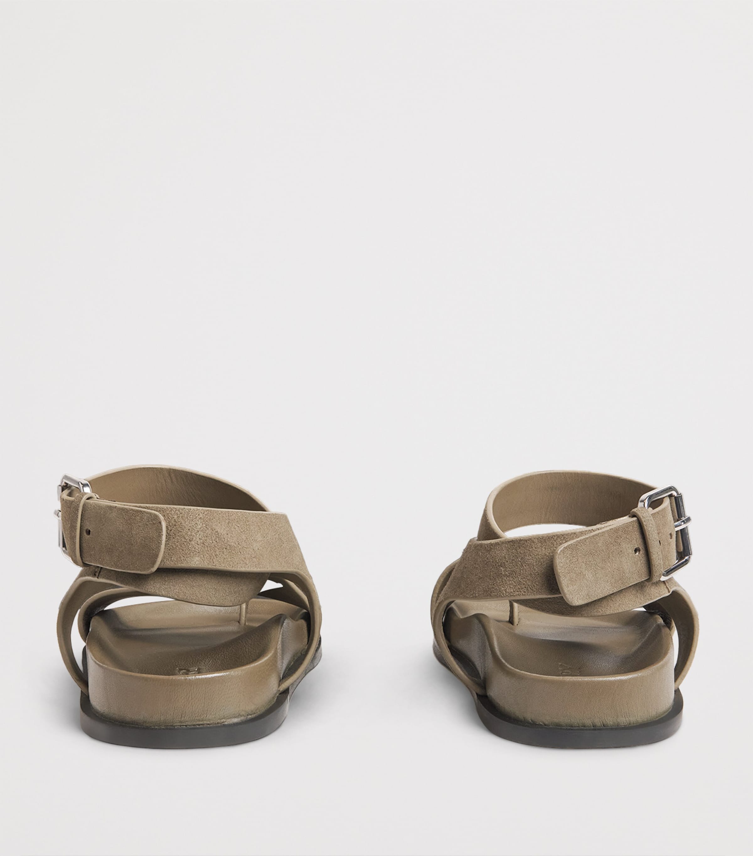A.EMERY Suede Jalen Sandals Olive Suede Image 5