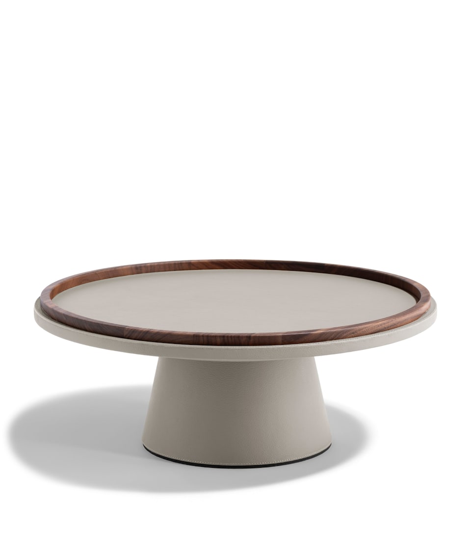 Poltrona Frau x Giobagnara Round Tray Quarzo Fume