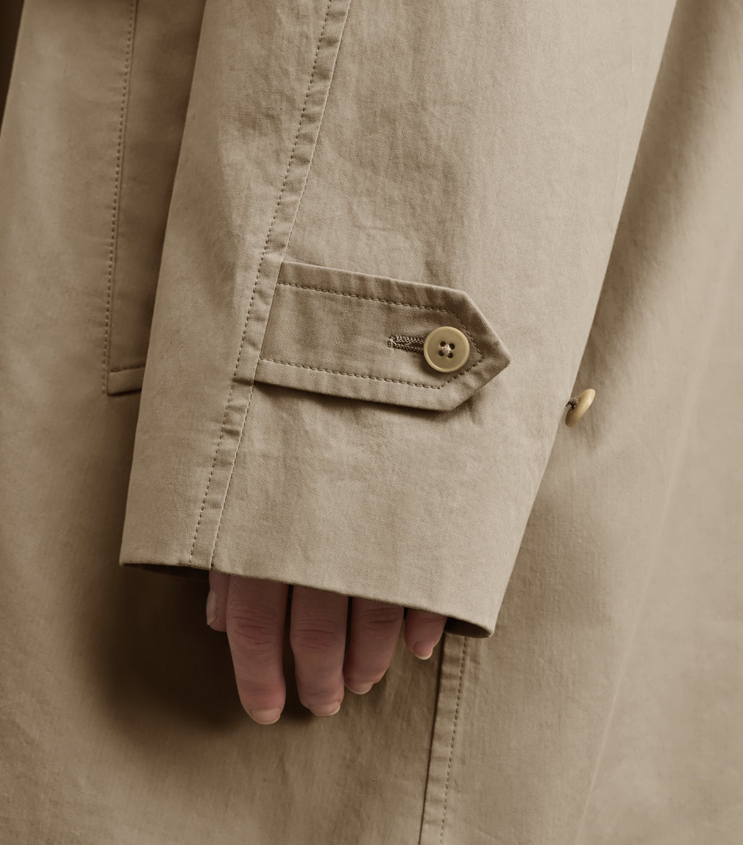 The Row Womens Dayton Trench Coat Beige Image 4