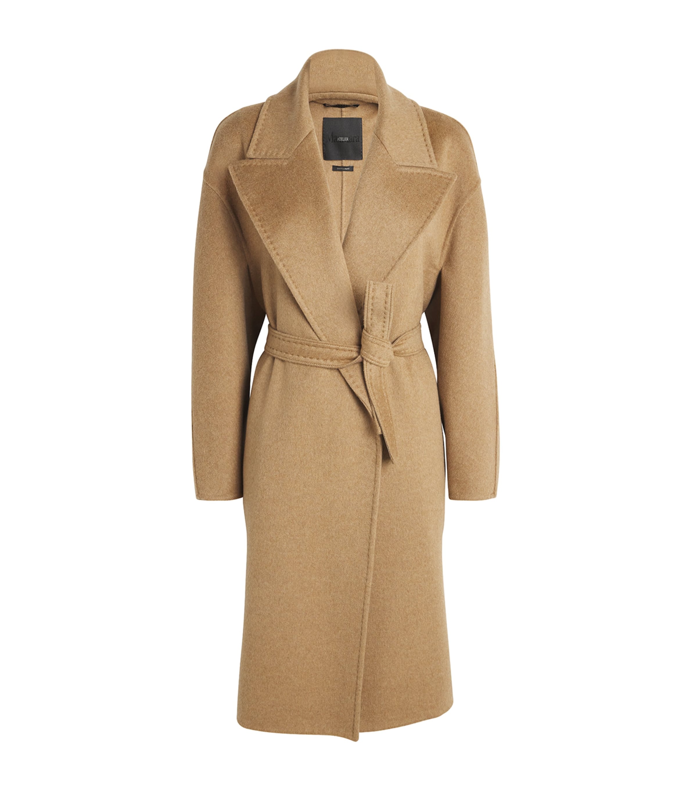 【関税込み】MAX MARA Jene wool and cashmere wrap coat Max Mara Jene Long Wool Cashmere Wrap Coat - Bergdorf Goodman