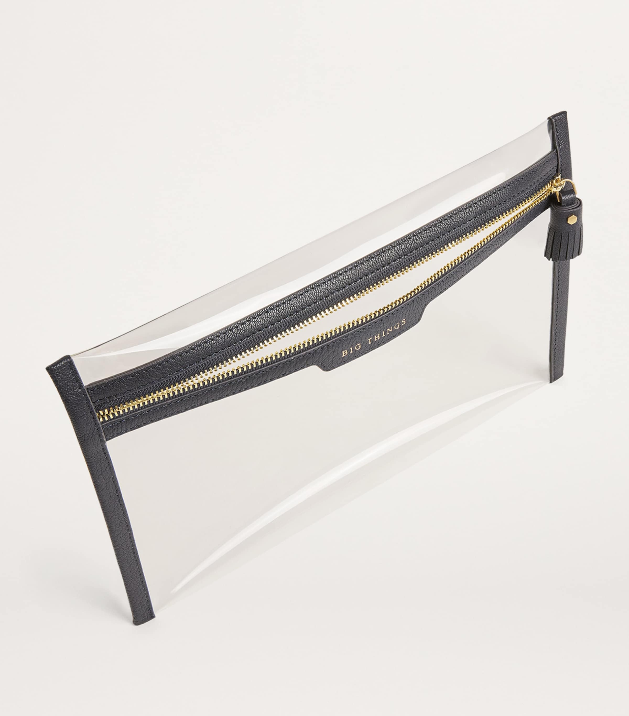 Big Things Loose Pocket Pouch CLEAR/MARINE Image 2