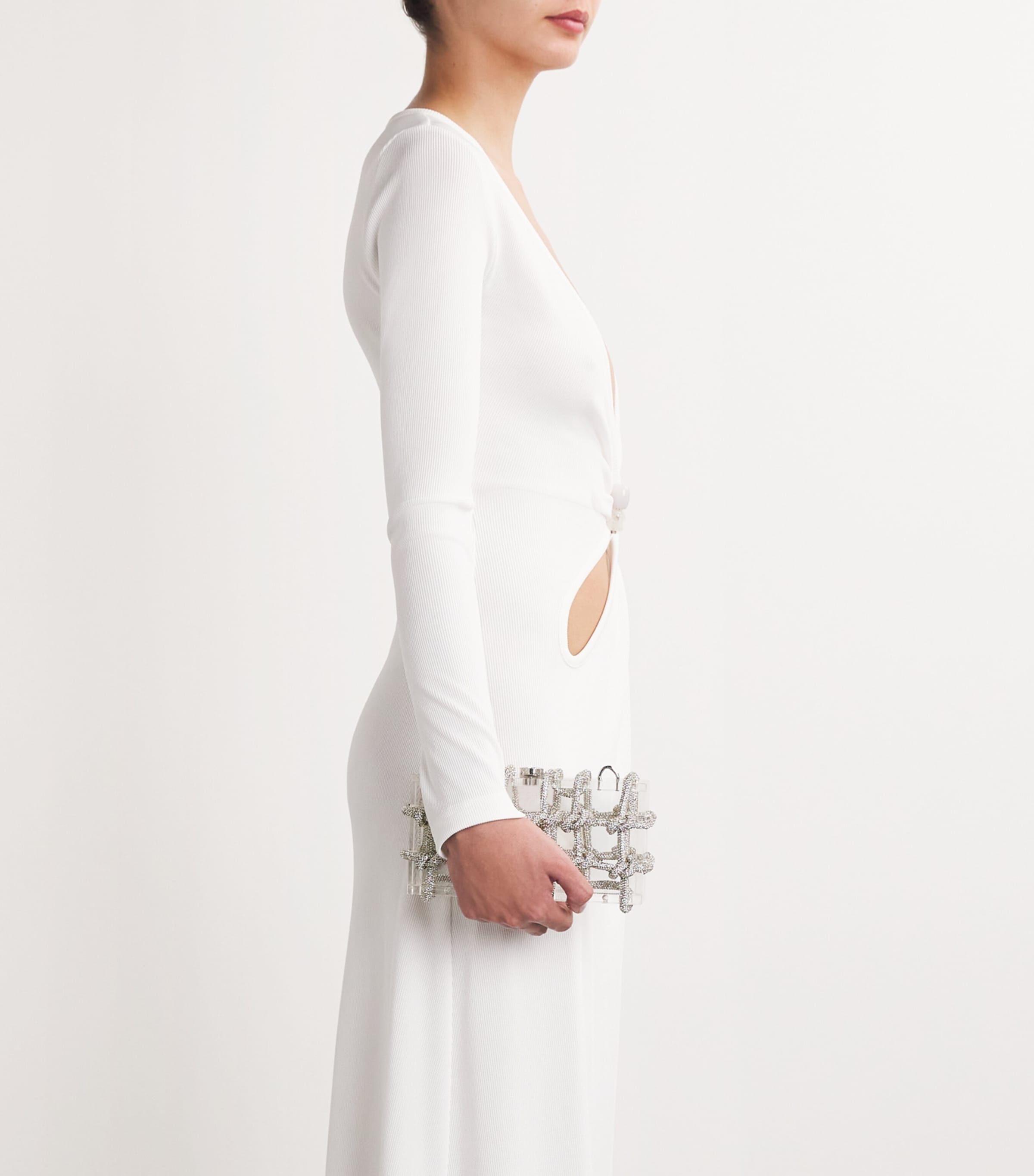 Cult Gaia Rhinestone Bess Shoulder Bag | Harrods UK