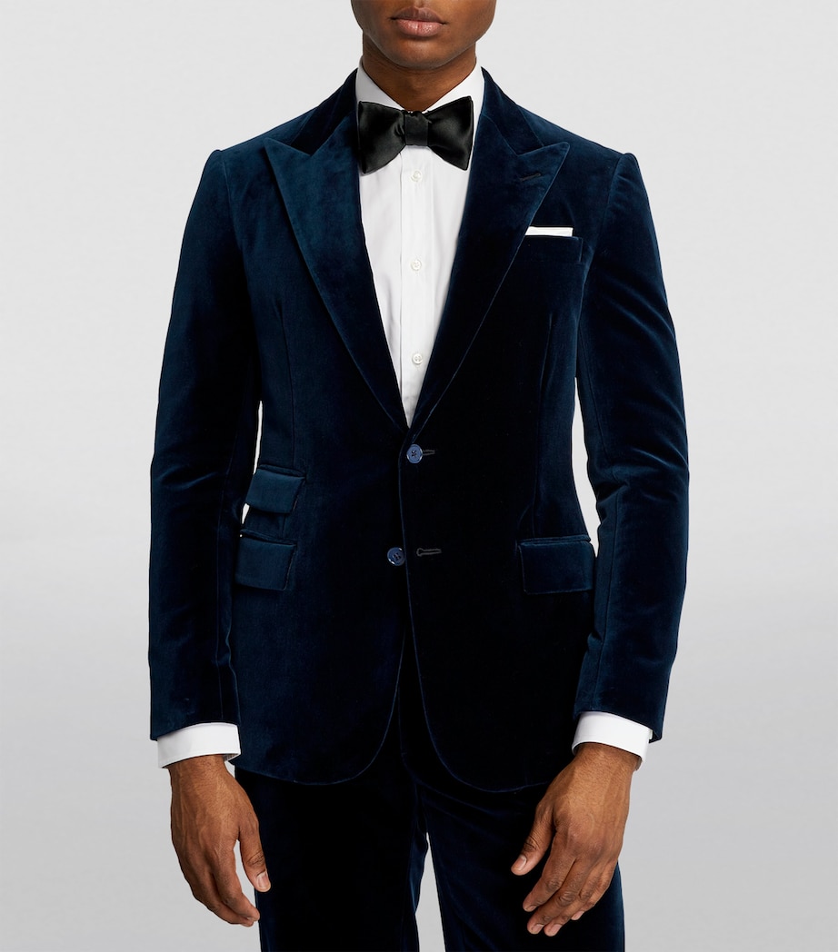 Eton Silk Bow Tie Black Image 2