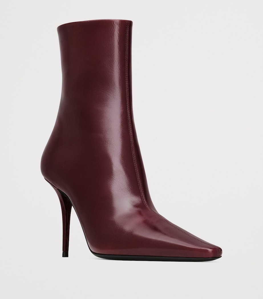 Leather Ashley Ankle Boots 90 6629 Image 3