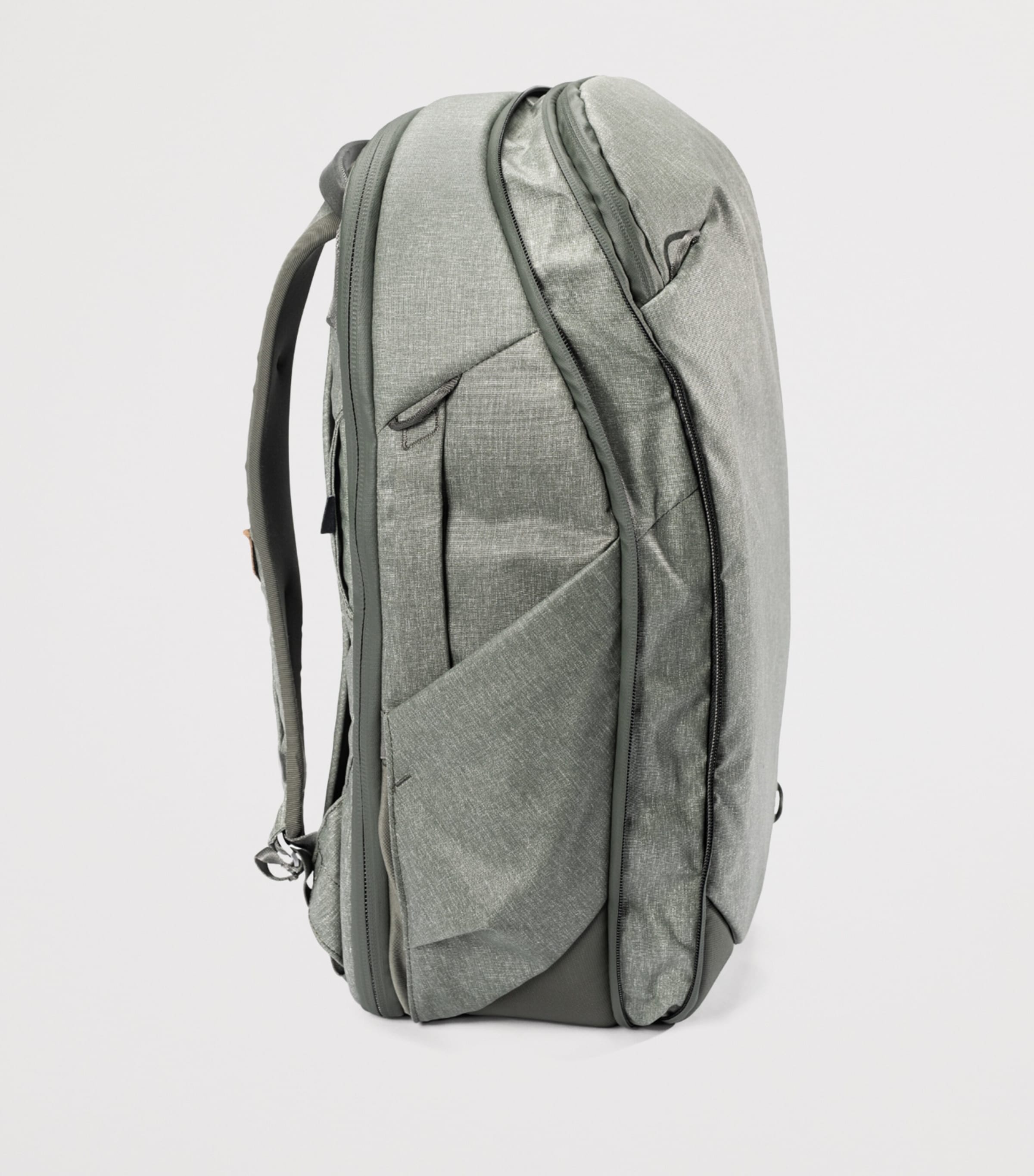 Canvas Expandable Travel Backpack SAGE Image 6