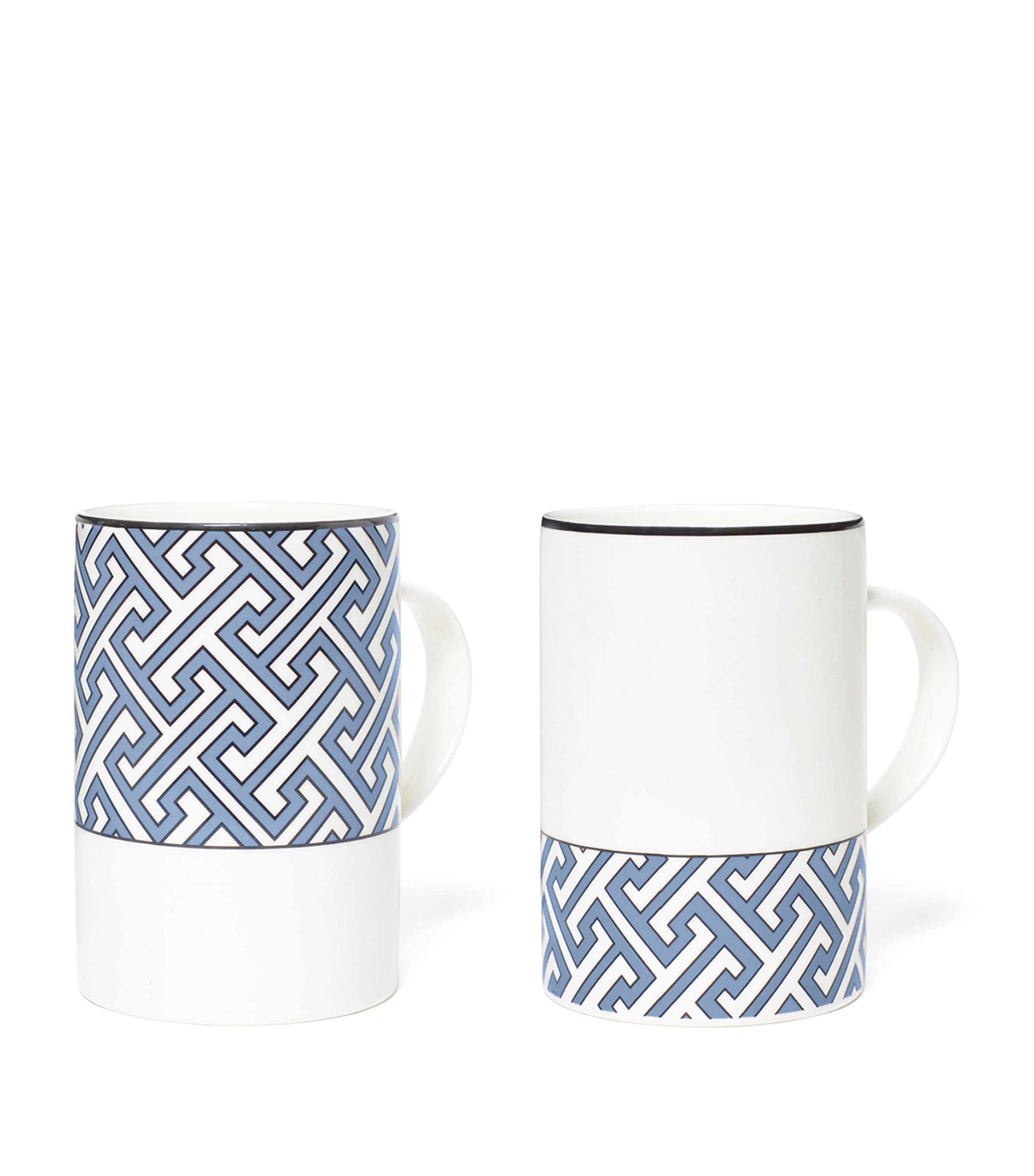 Set of 4 Maze Mugs CORNFLOWER Image 2