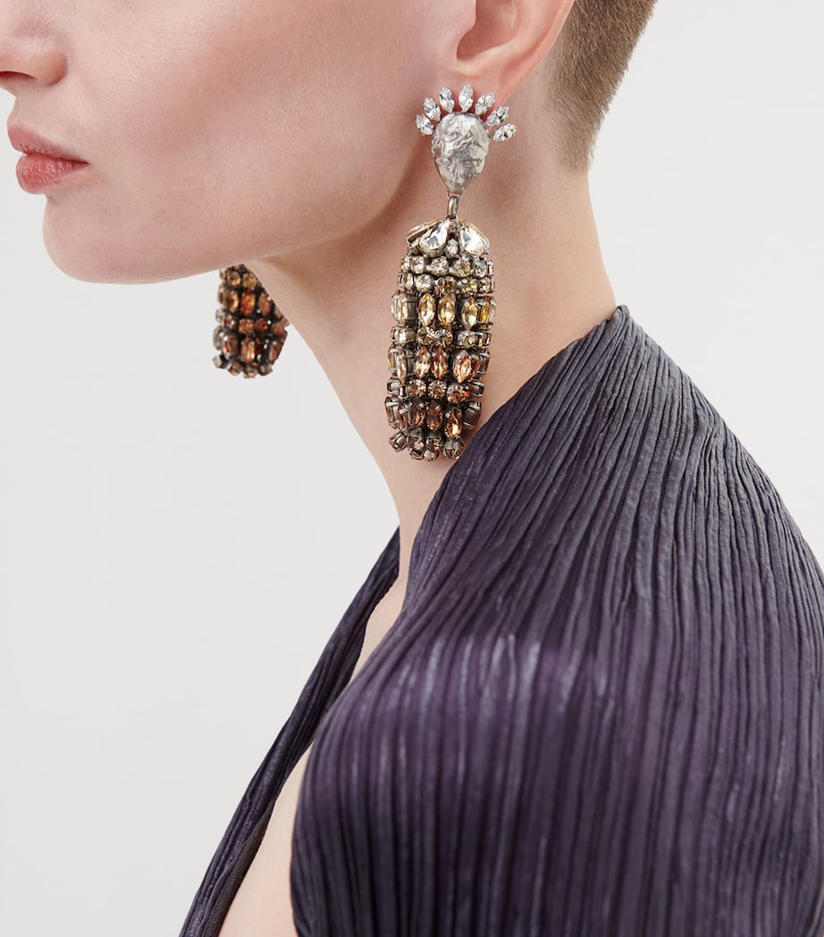 Schiaparelli Face Tassel Earrings Sfumato Image 4