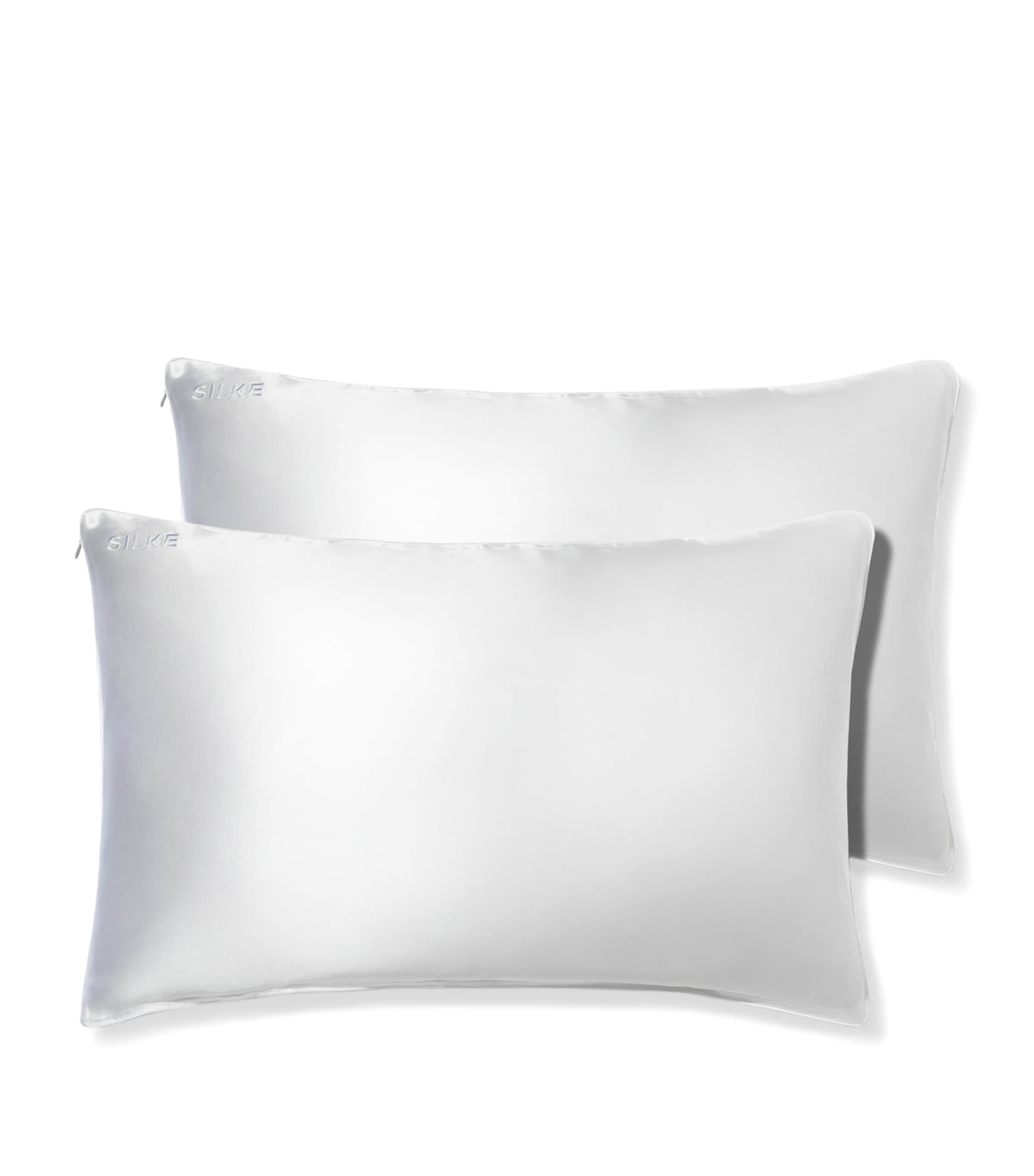 Mulberry Silk Queen Pillowcase (Set of 2) WHITE Image 1