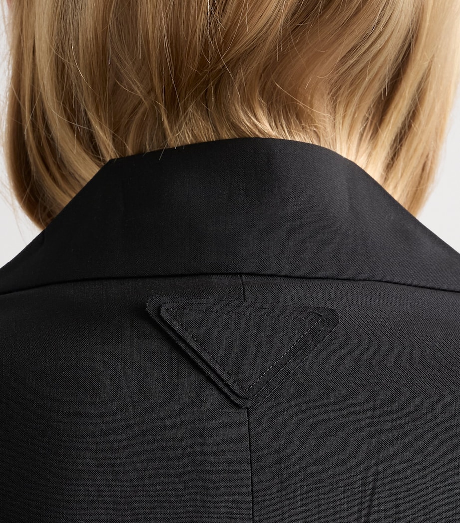 Wool Oversized Blazer F0002 Image 6