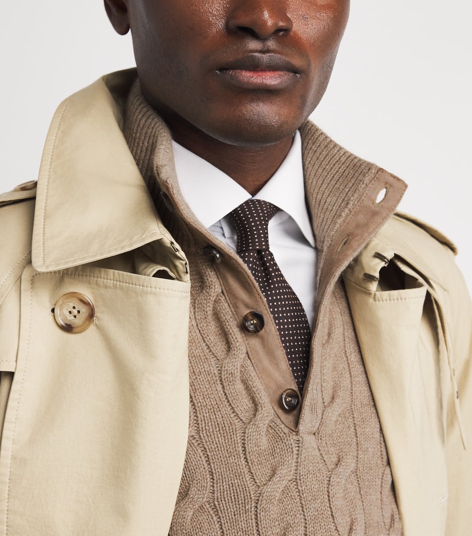 Cashmere Cable-Knit Sweater CHESTNUT Image 6