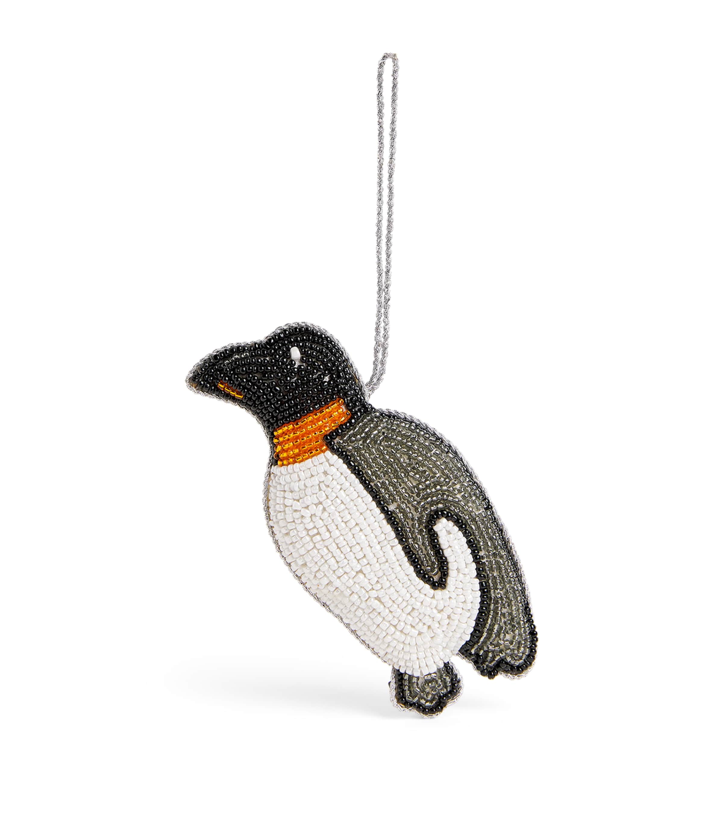 Sudha Pennathur Beaded Penguin Tree Decoration