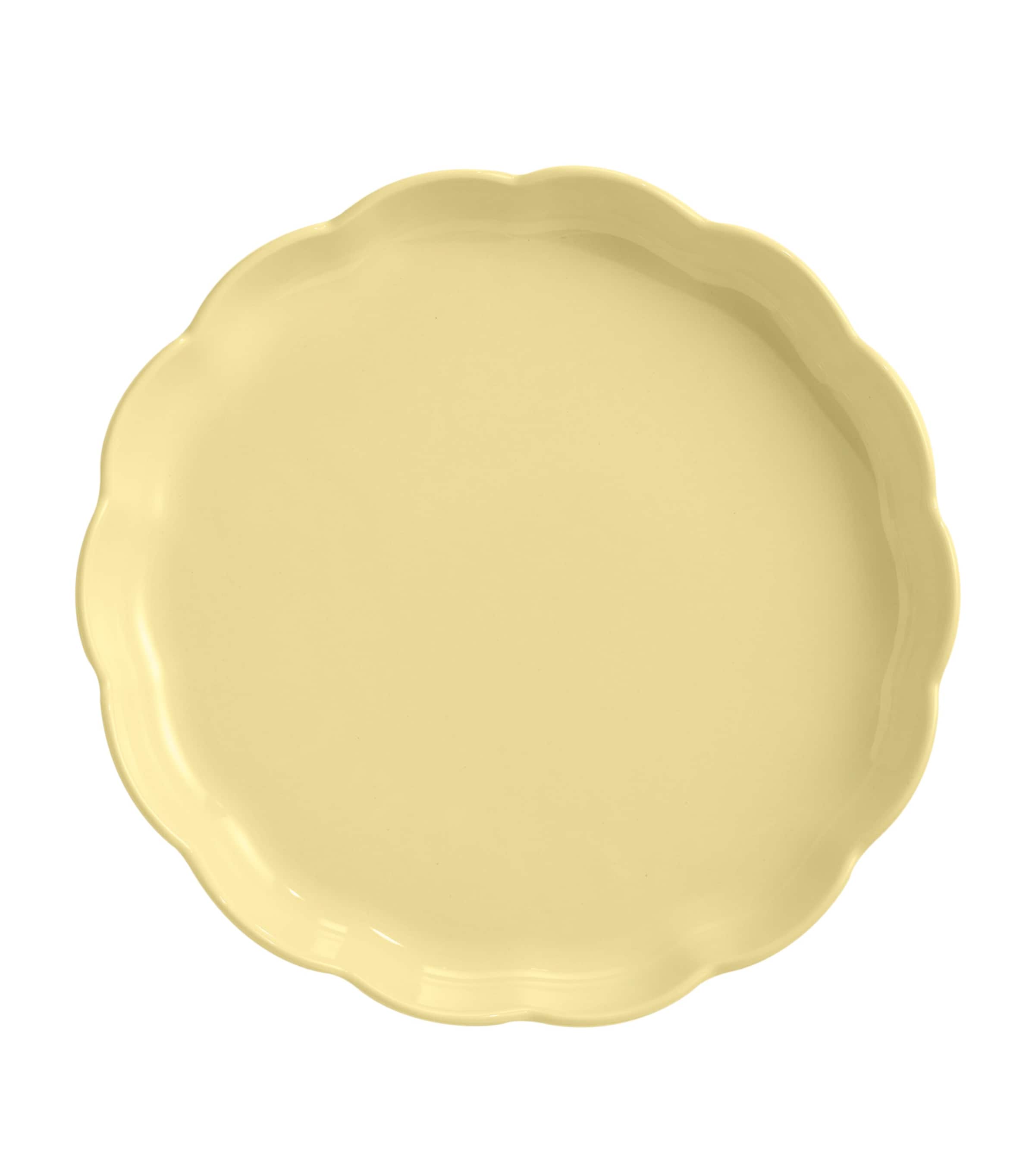 Emile Henry Ceramic Madeleine Tart Dish (31cm) Vanilla Image 2