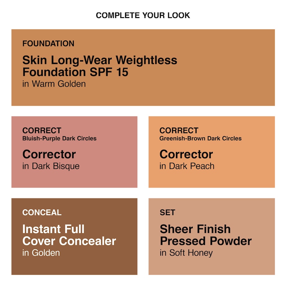 Skin Long-Wear Weightless Foundation SPF 15 WARM GOLDEN Image 6