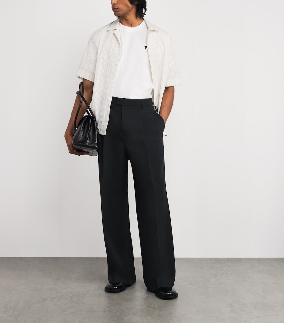 Cotton Embroidered Ami De Coeur T-Shirt 100 - BLANC Image 2