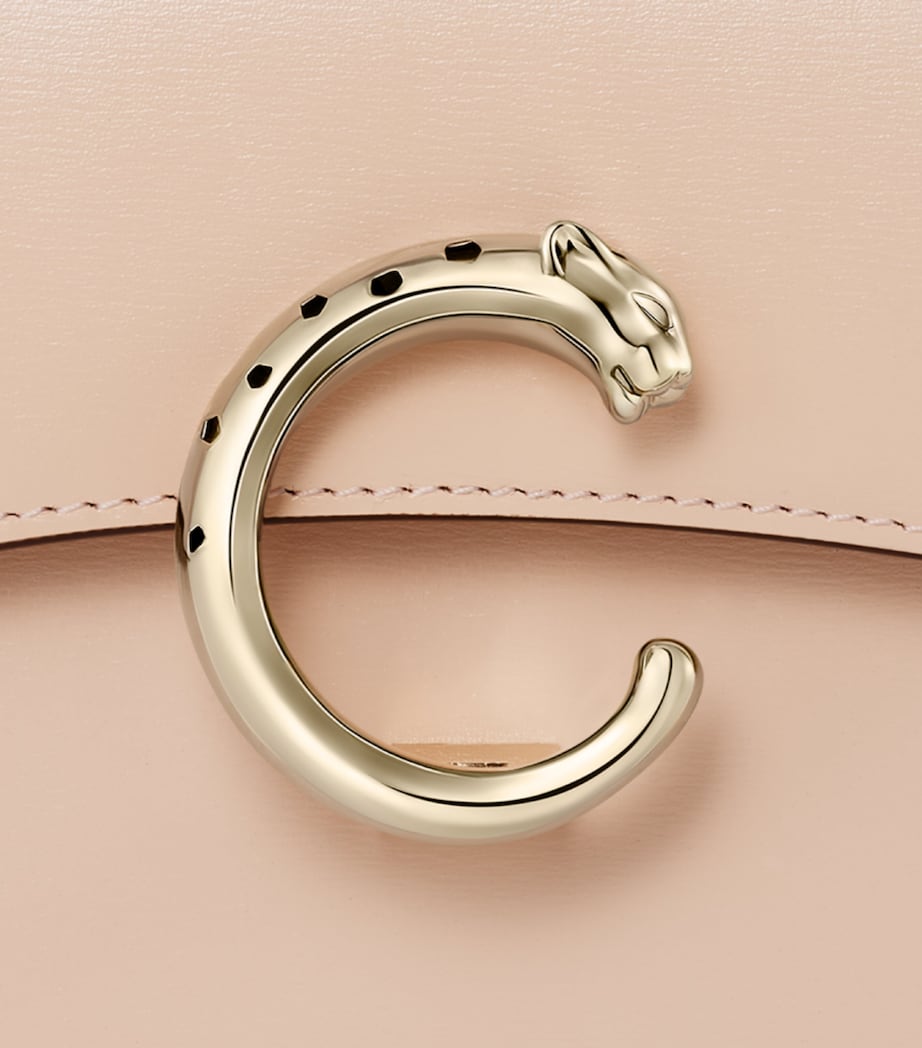 Cartier Leather Panthère de Cartier Top-Handle Bag Peach Image 7