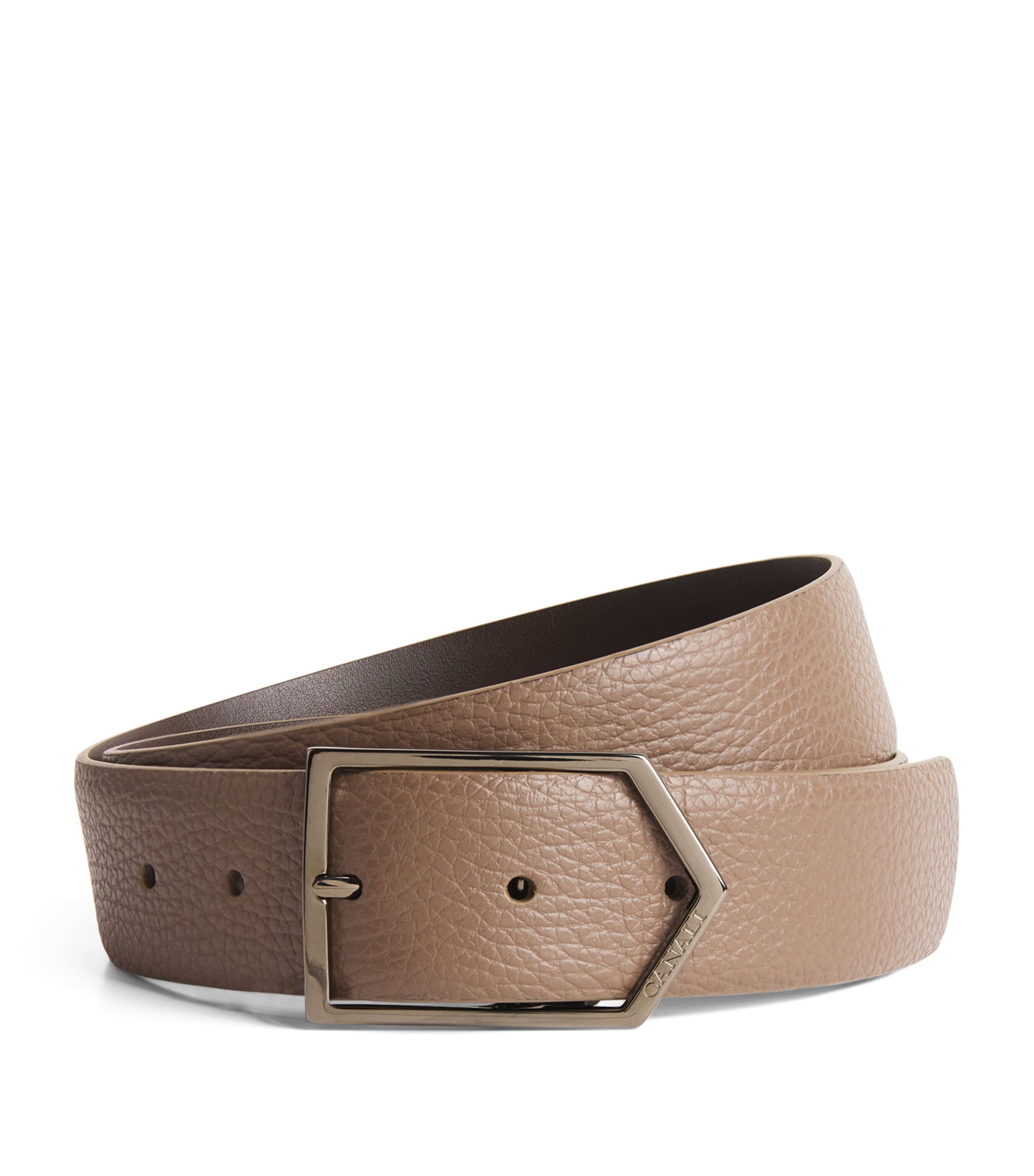 Canali Leather Belt Image 1