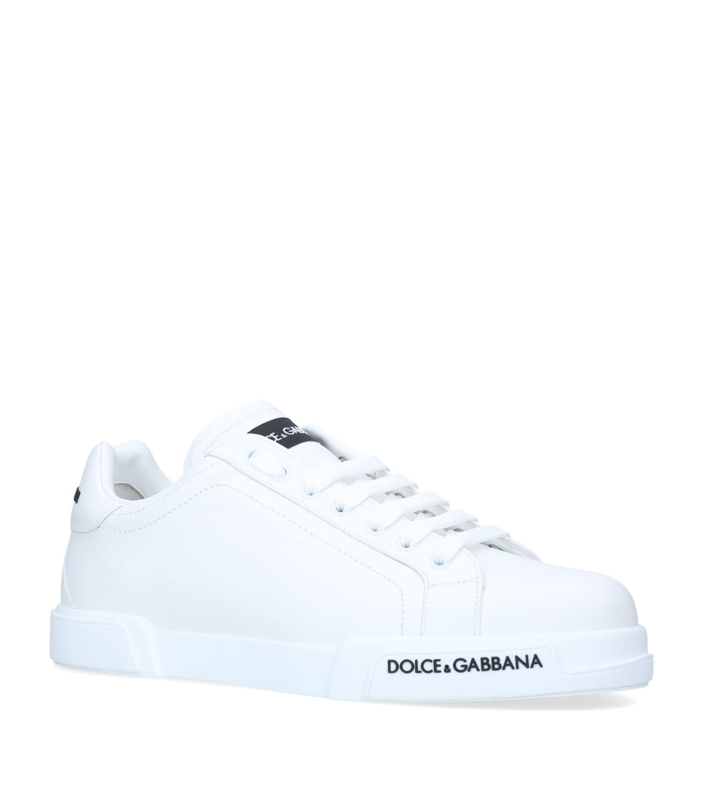 Dolce & Gabbana Portofino Sneakers In White