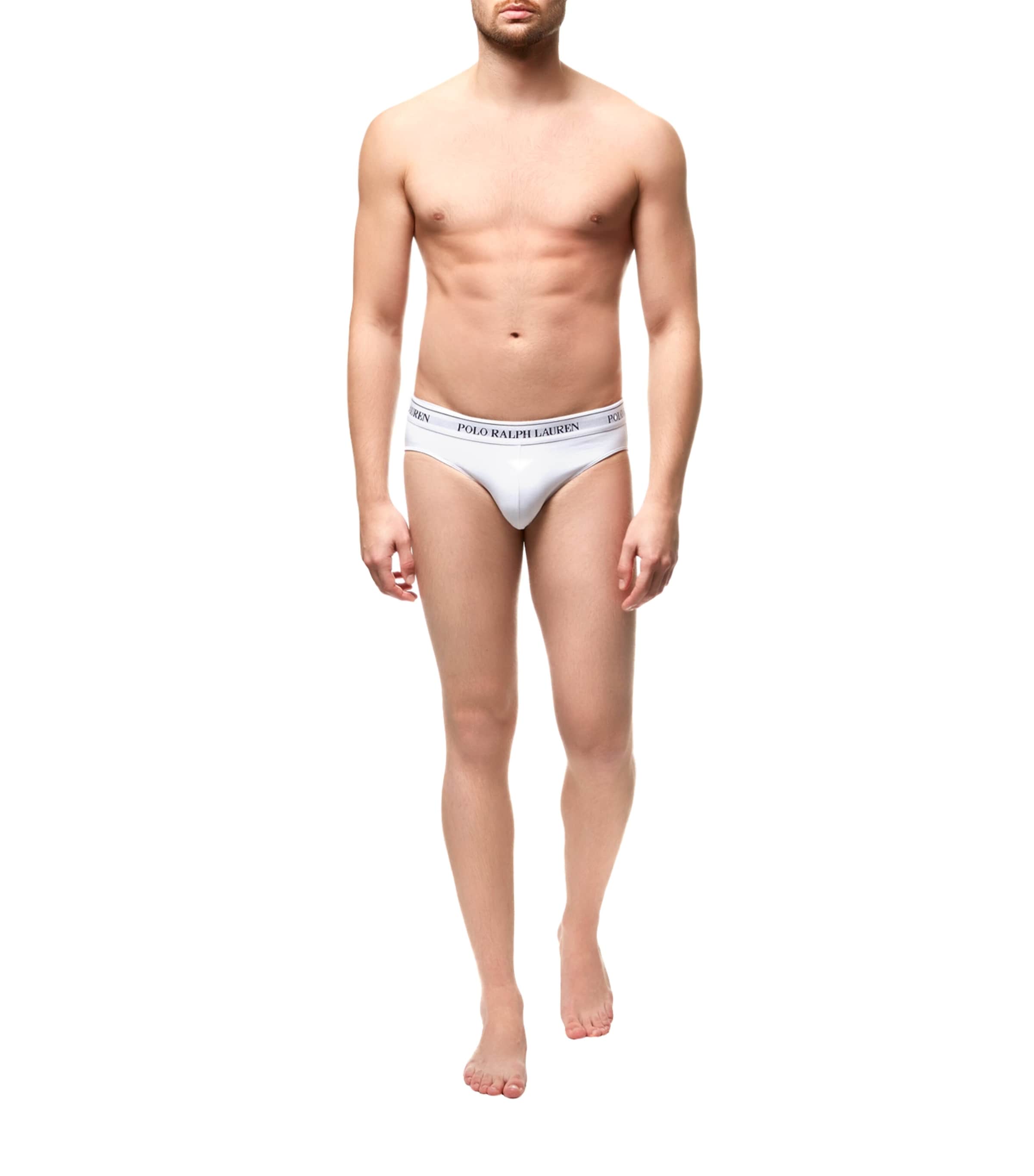 Low-Rise Briefs (3-Pack) WHITE Image 3