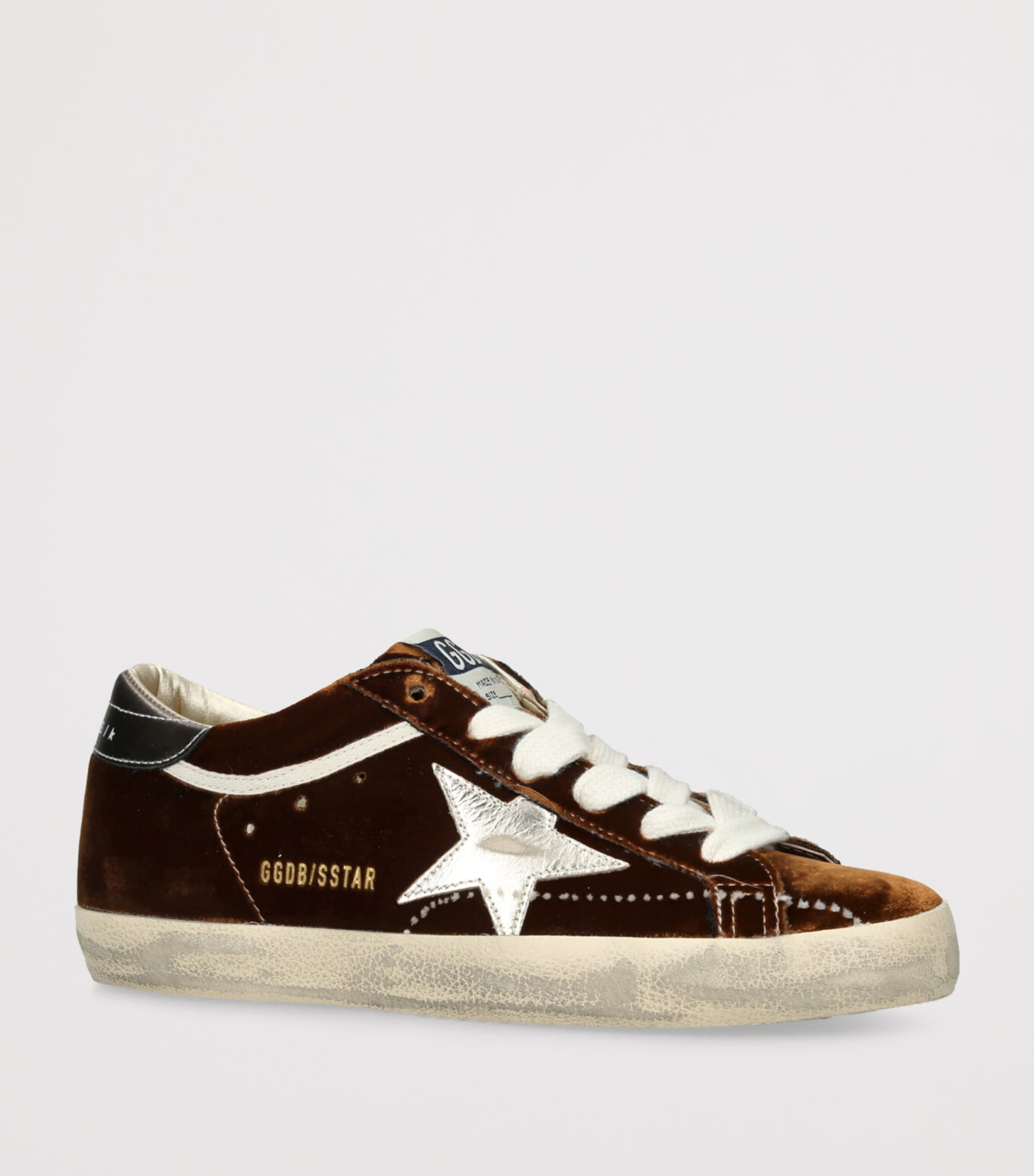 Velvet Super-Star Sneakers DK.BRN COM Image 3