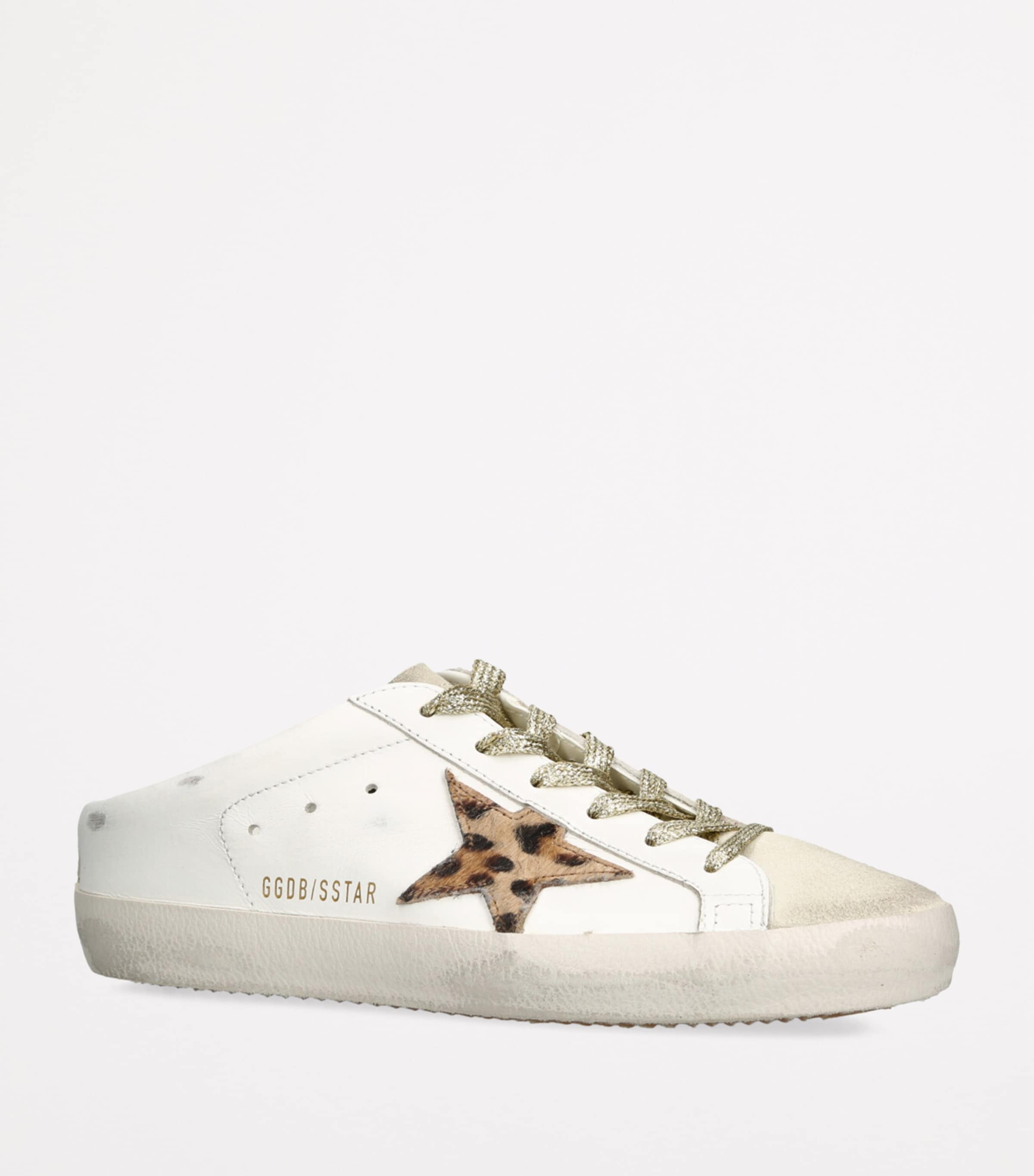 Leather Super Star Sabot Low-Top Sneakers WHITE/OTH Image 3