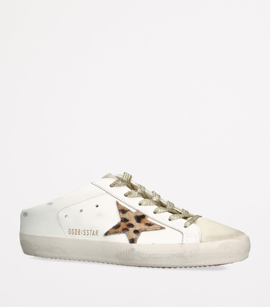 Leather Super Star Sabot Low-Top Sneakers WHITE/OTH Image 3