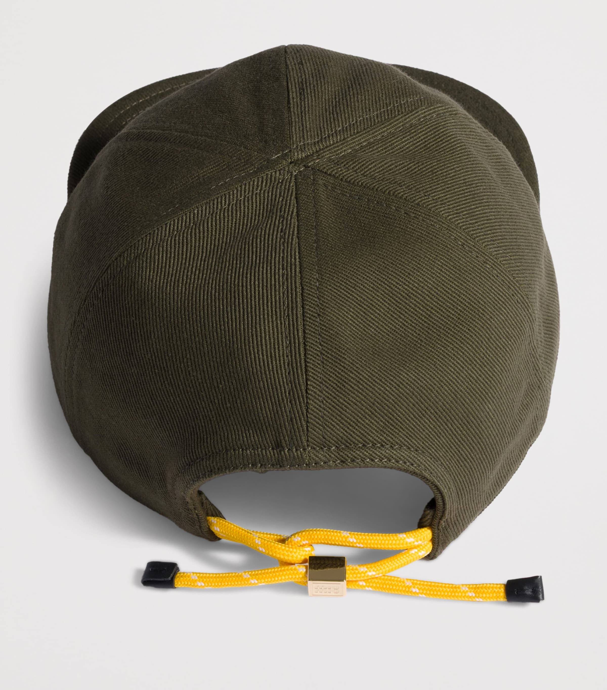 Miu Miu Denim Paracord-Detail Baseball Cap Image 2
