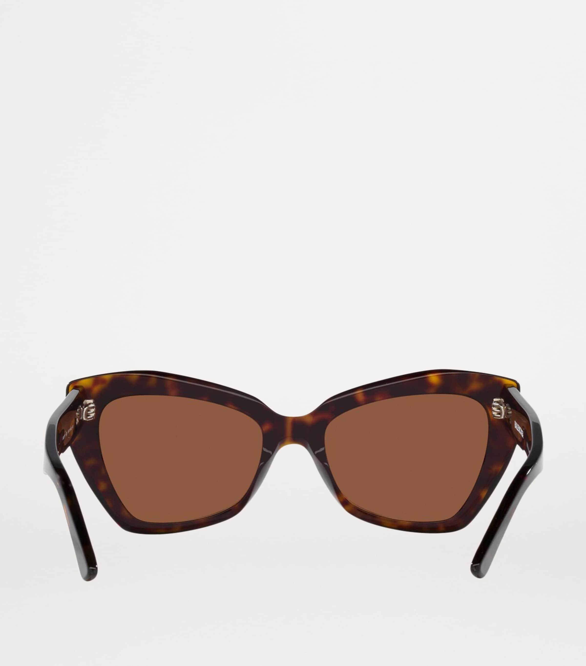 Balenciaga Women's Max Sunglasses, Black-Black-Grey, One