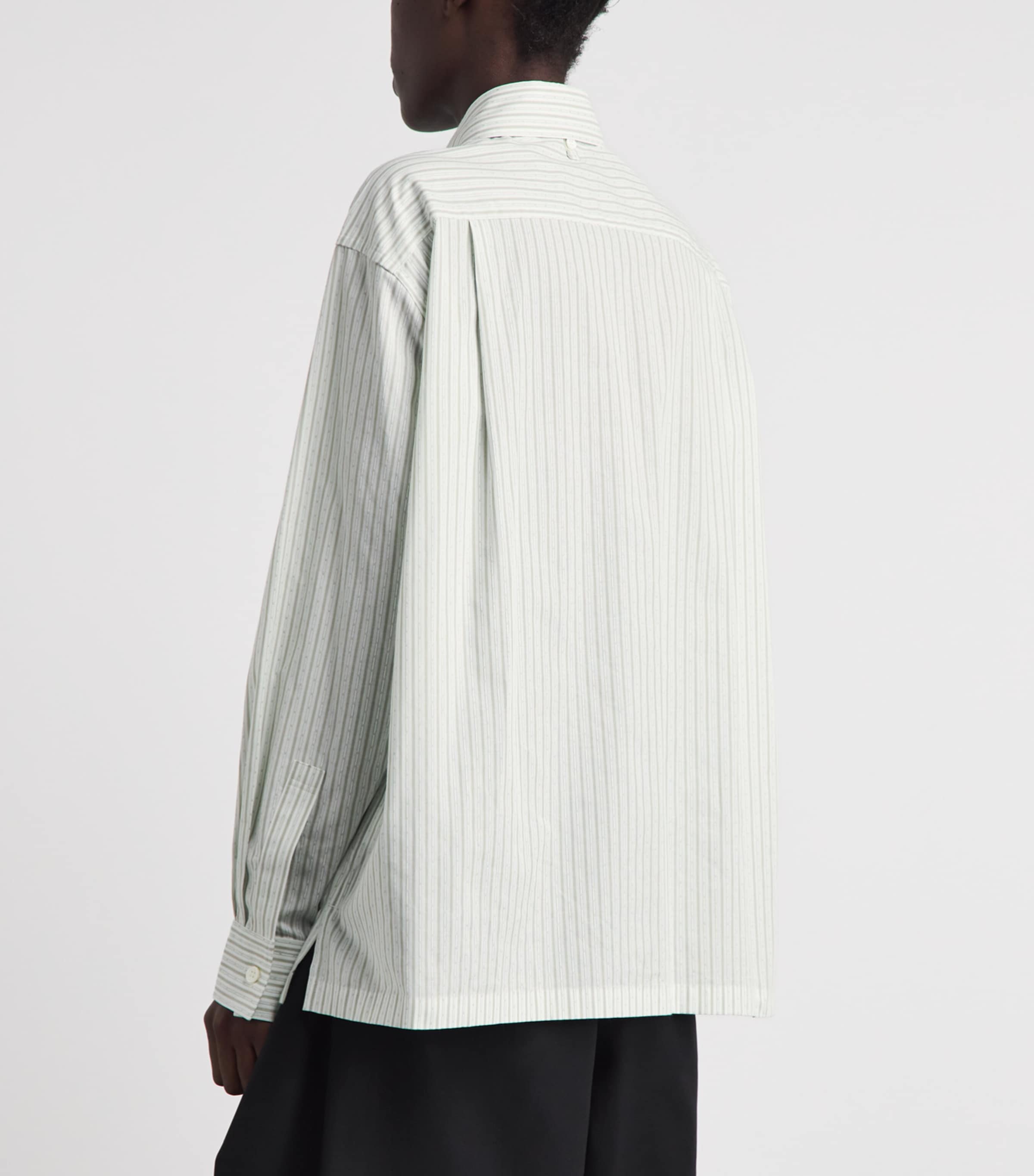 Issey Miyake Womens Cotton Monsieur Shirt White Hued Image 5