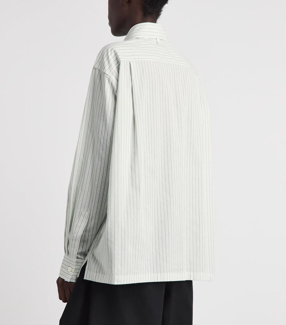 Issey Miyake Womens Cotton Monsieur Shirt White Hued Image 5
