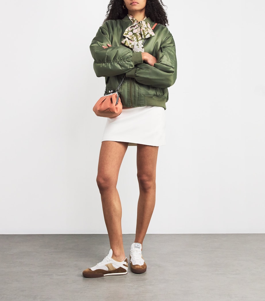 Small Leather Pasticcino Clutch Bag PINK Image 2