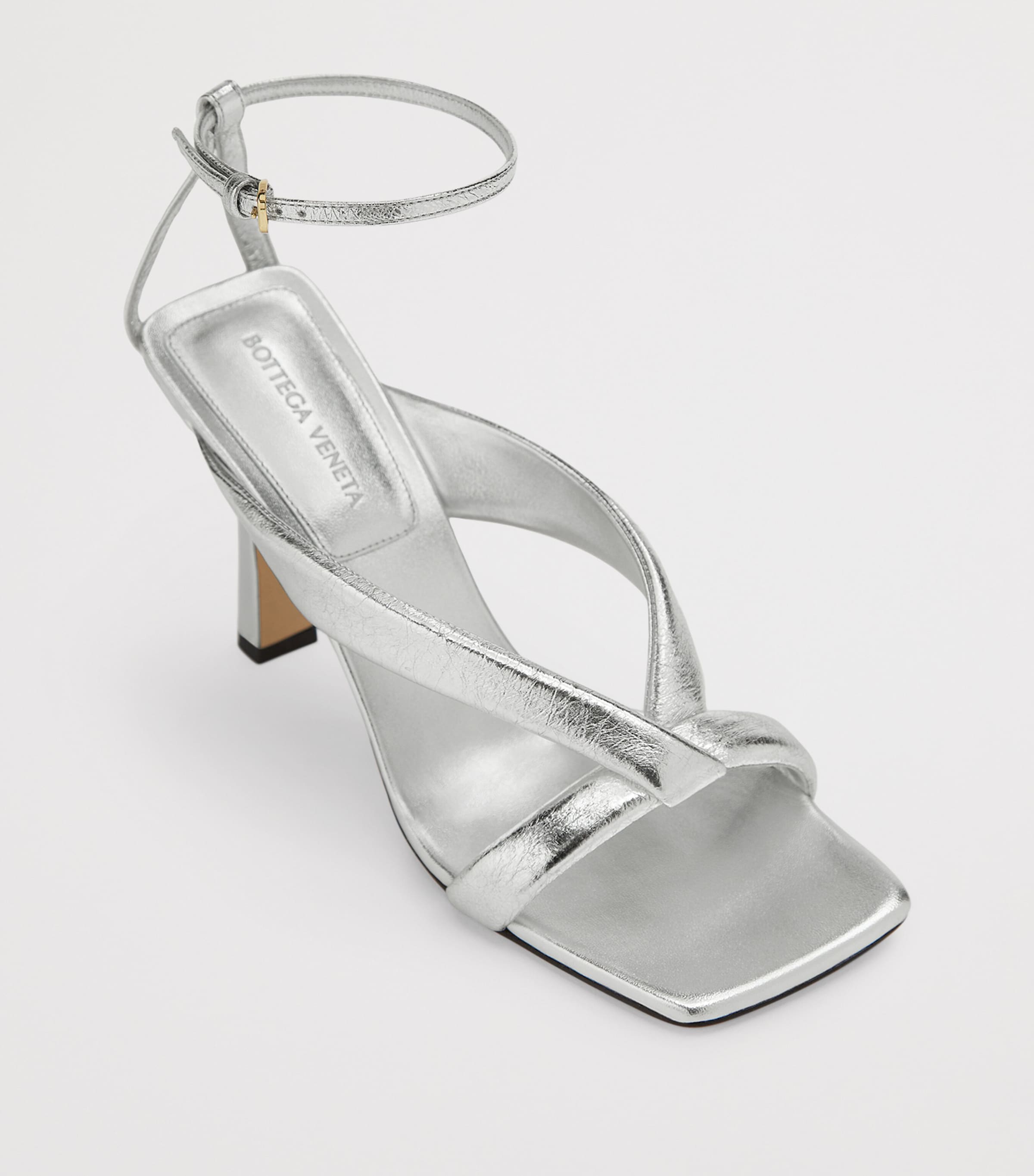 Metallic Leather Riva Sandals 90 1414 Image 4
