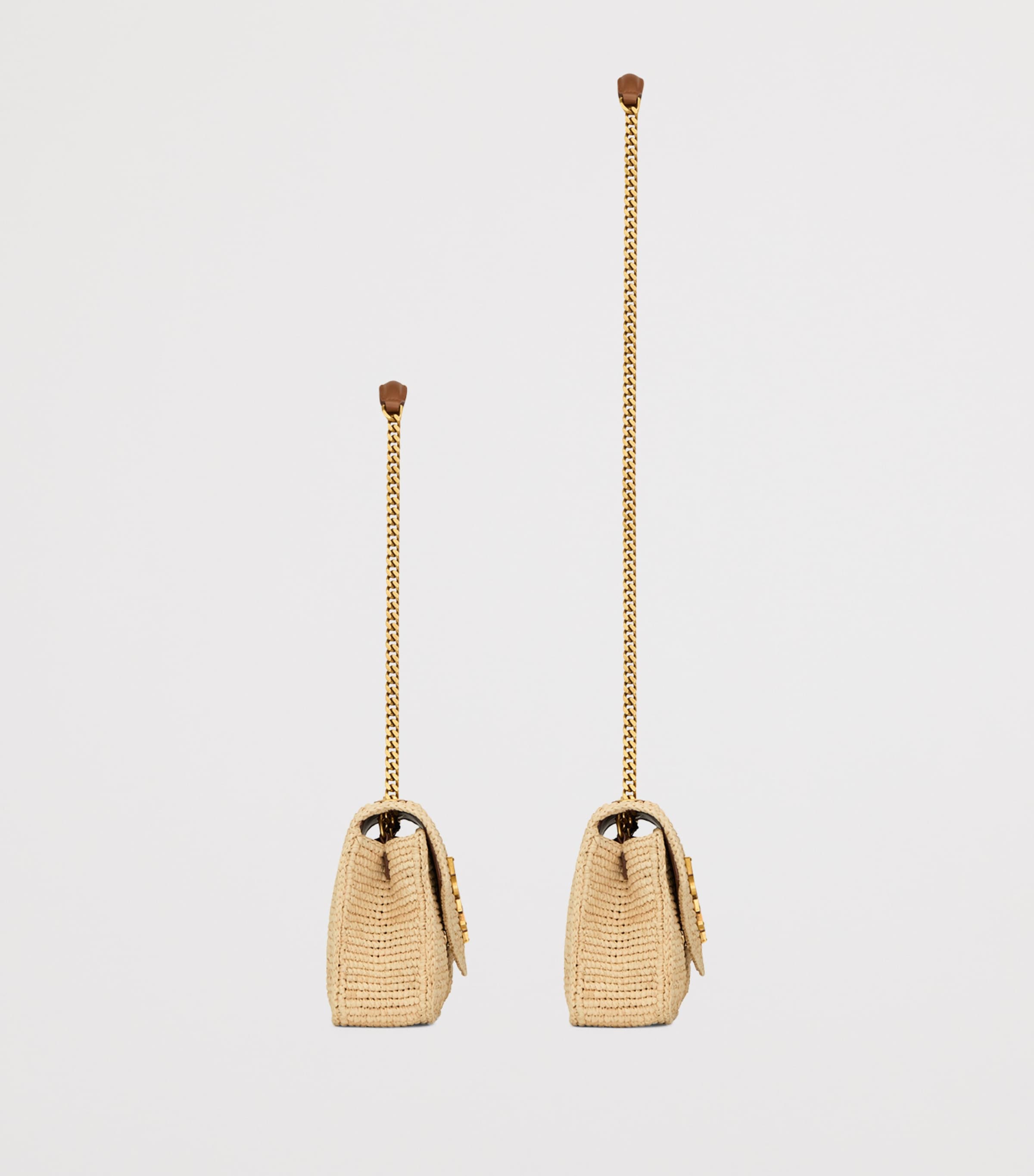 Saint Laurent Small Raffia Loulou Shoulder Bag Image 3