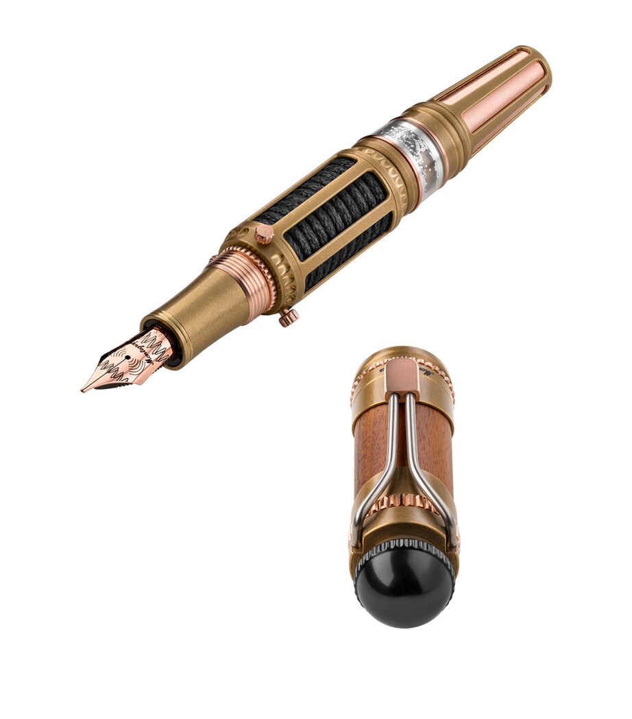 Montegrappa Marconi Model 150 Fountain Pen Brass Image 2