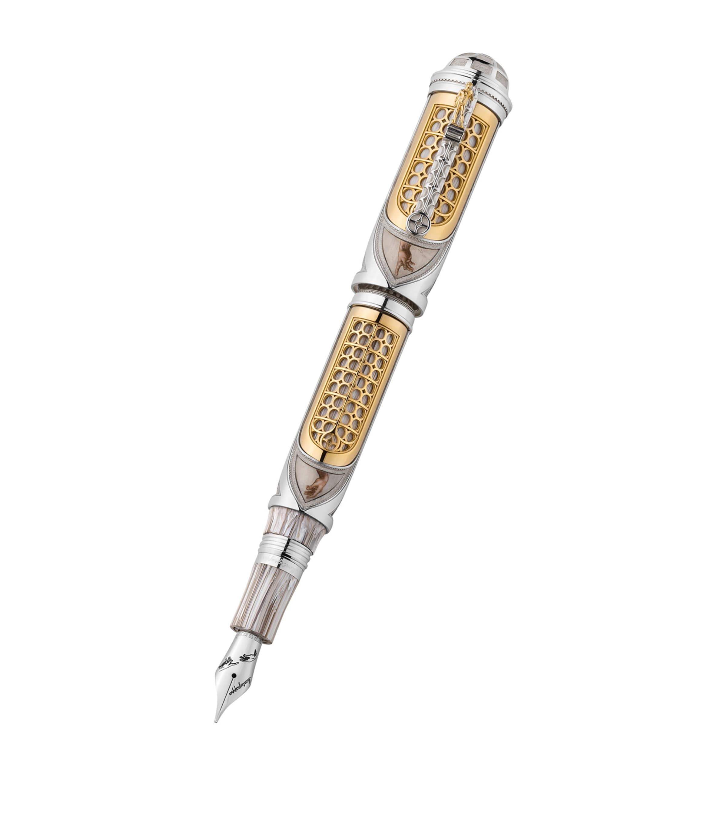 Yellow Gold Michelangelo Fountain Pen MULTI Image 2