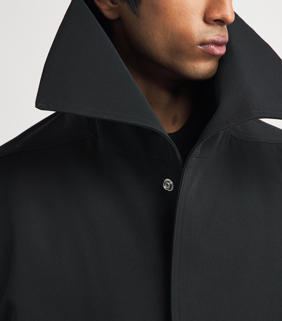 Rick Owens Mens Dracucollar Jacket Black Image 2