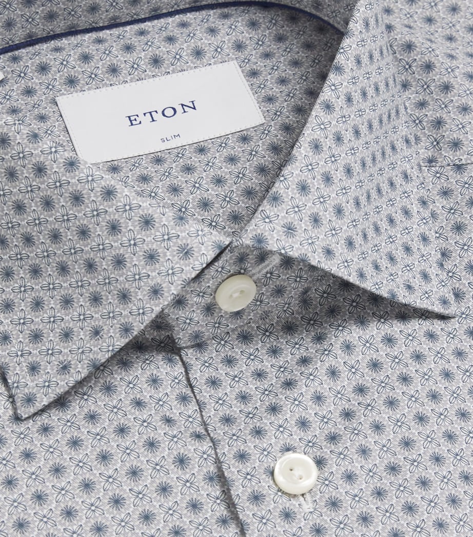 Cotton Floral Shirt BEIGE Image 5