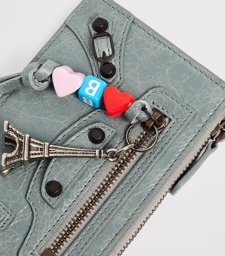 Balenciaga Lambskin Charm Le City Card Holder Image 4
