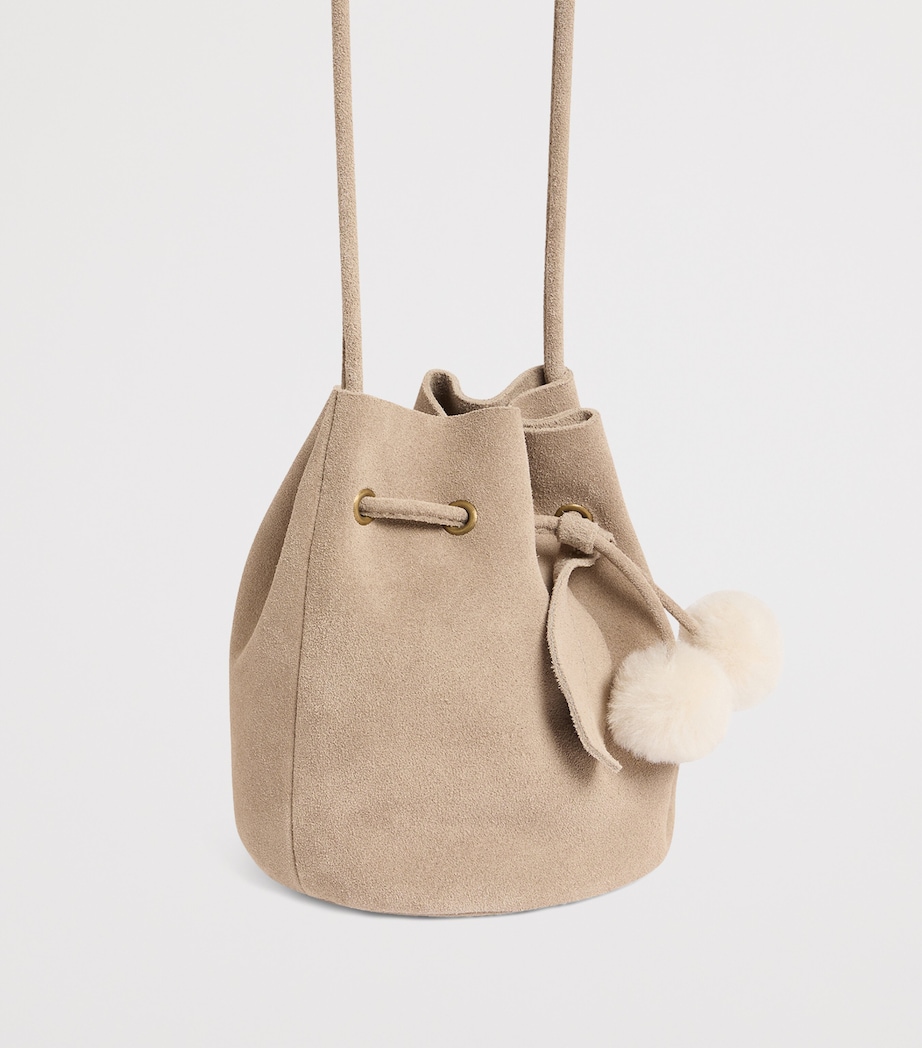 Suede Jessika Cross-Body Bag BEIGE Image 4