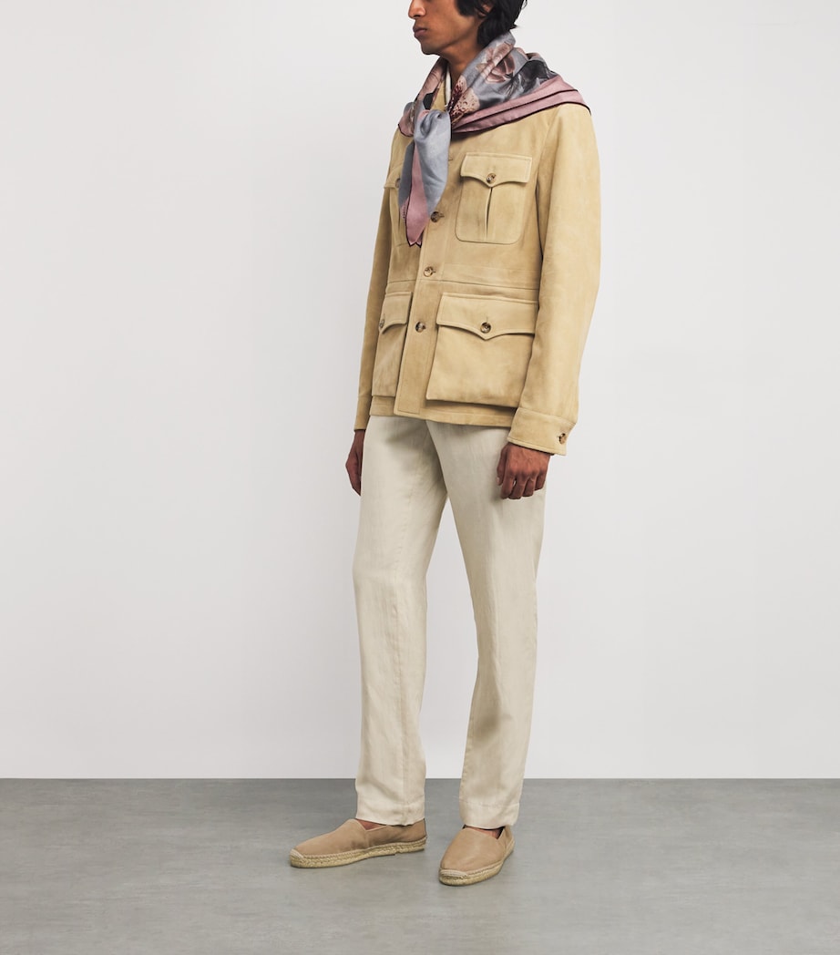 Suede Collins Espadrilles STONE Image 6