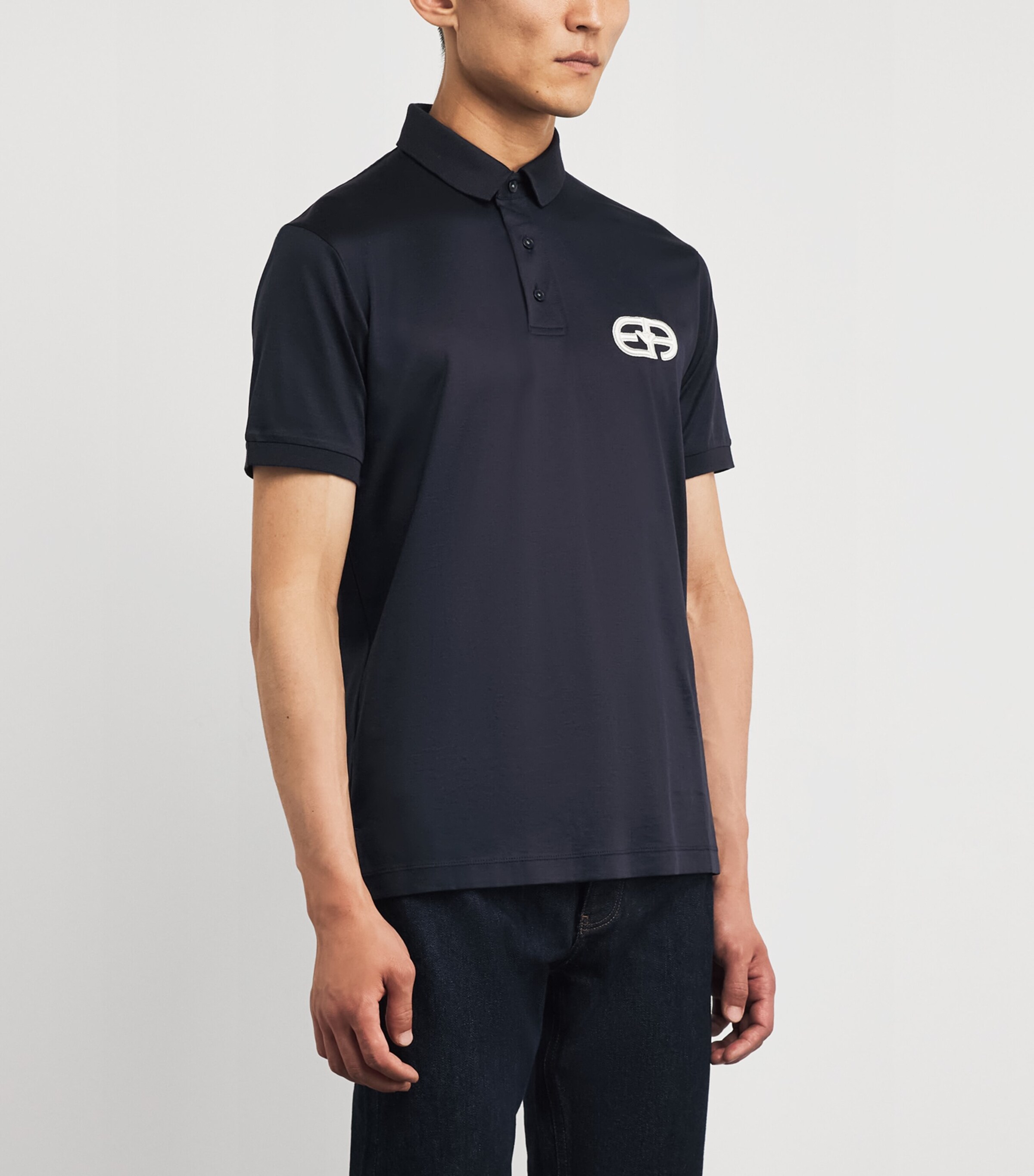 Embroidered Logo Polo Shirt 920 Image 3