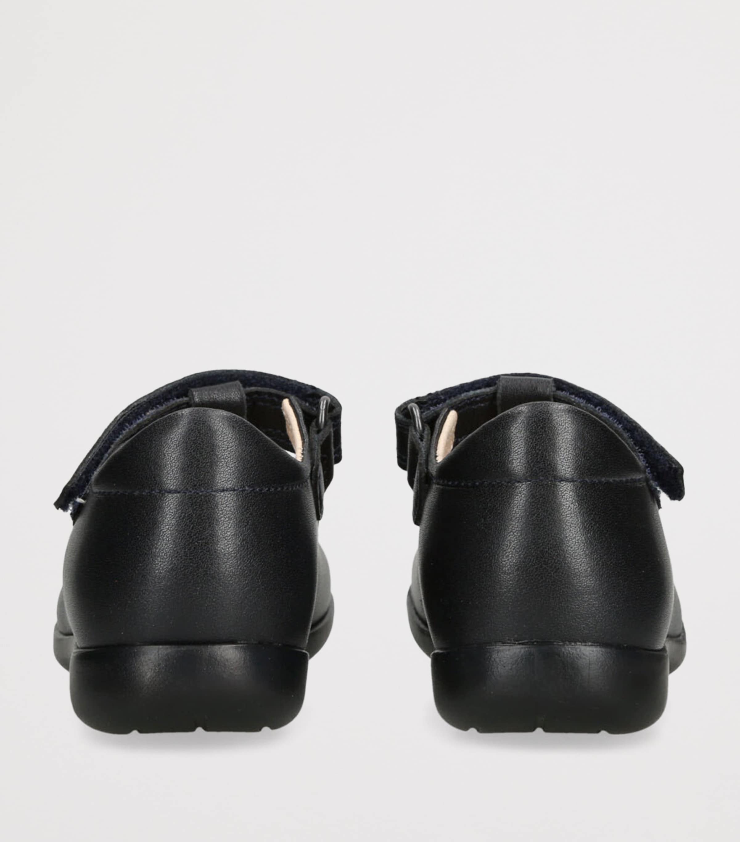 Leather Evie School Shoes NAVY Image 2