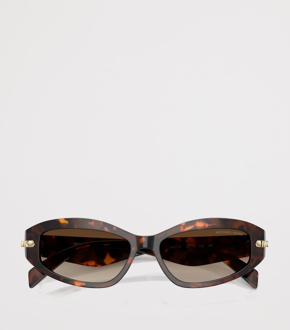 Michael Kors Wilmington Oval Sunglasses Brown Image 5