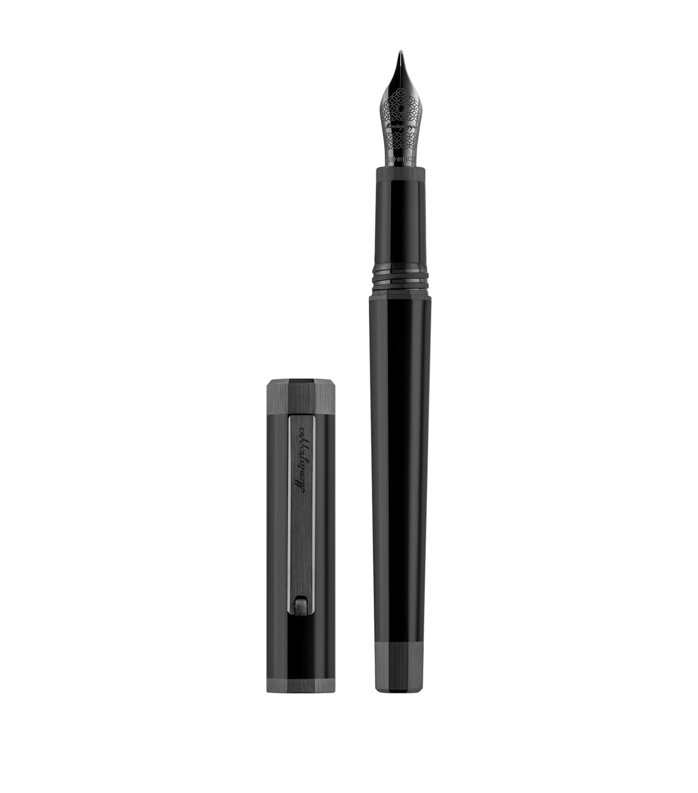 Montegrappa Palladium-Trim Otto Fountain Pen | Luxury Stationery | Pens & Pencils | Designers | Montegrappa Montegrappa Palladium-Trim Otto Fountain Pen | Luxury Stationery | Pens & Pencils | Designers | Montegrappa