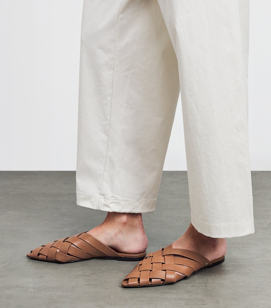 Leather Eve Flats BROWN Image 2