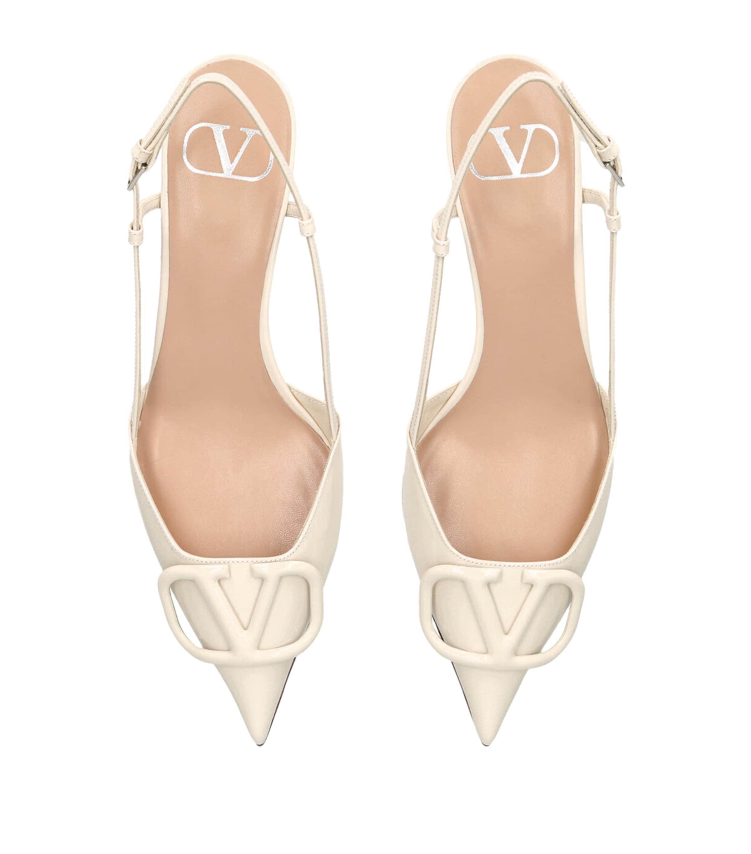 VLOGO Slingback Pumps 40 CREAM Image 3