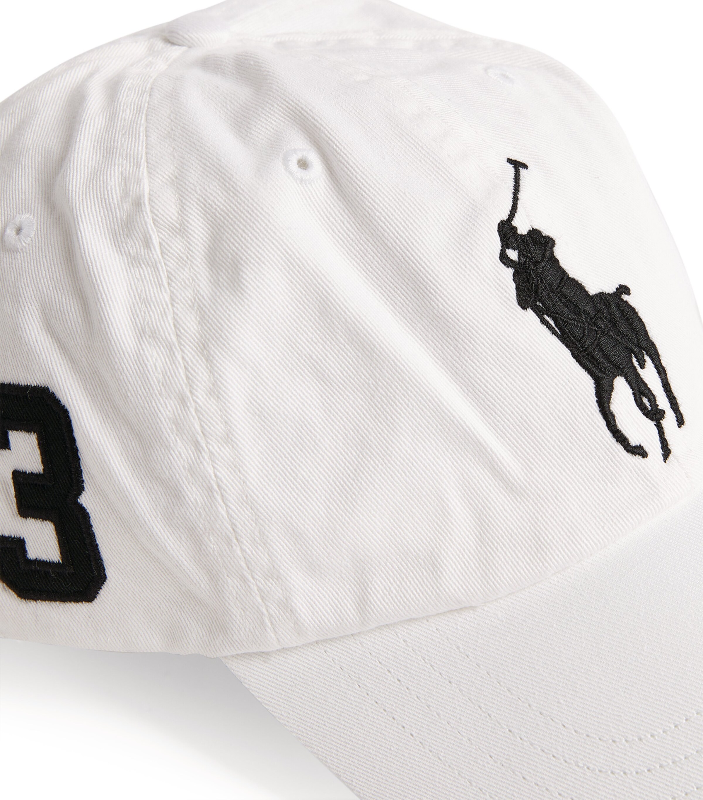 Polo Ralph Lauren Cotton Big Polo Pony Baseball Cap White Image 5